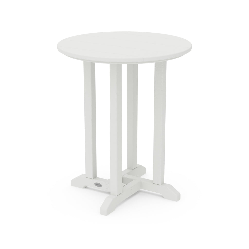 24 Round Farmhouse Bistro Table