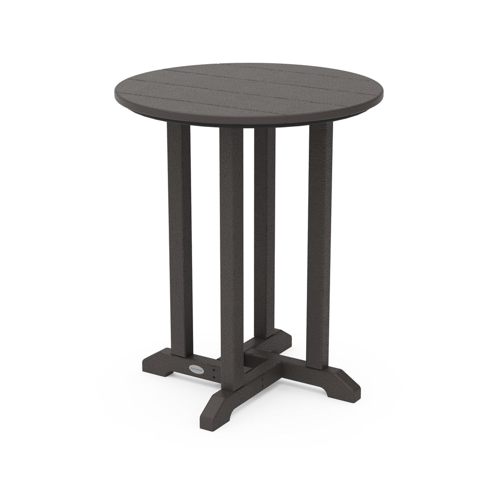 24 Round Farmhouse Bistro Table