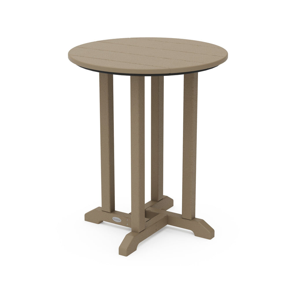 24 Round Farmhouse Bistro Table