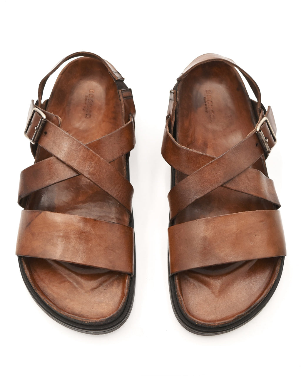 Brador Kim Sandal in Washed Brown (Men's)