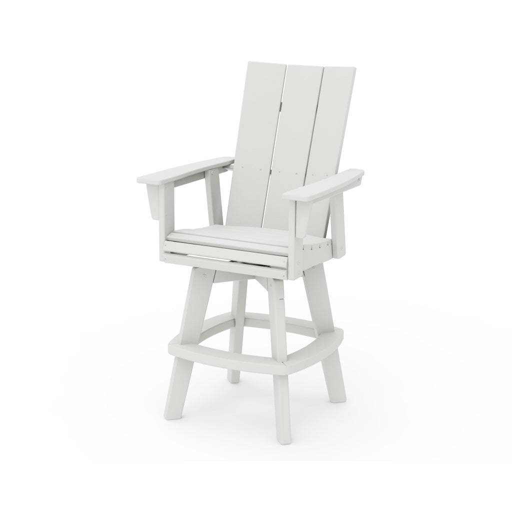 Modern Curveback Adirondack Swivel Bar Chair