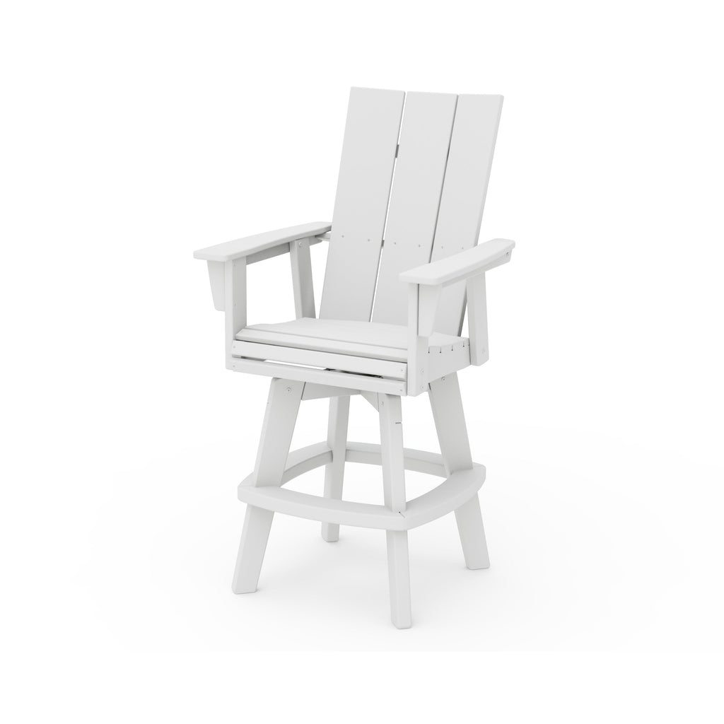 Modern Curveback Adirondack Swivel Bar Chair